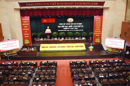 Khai mạc Đại hội Đại biểu Đảng bộ TPHCM lần thứ XI, nhiệm kỳ 2020 – 2025